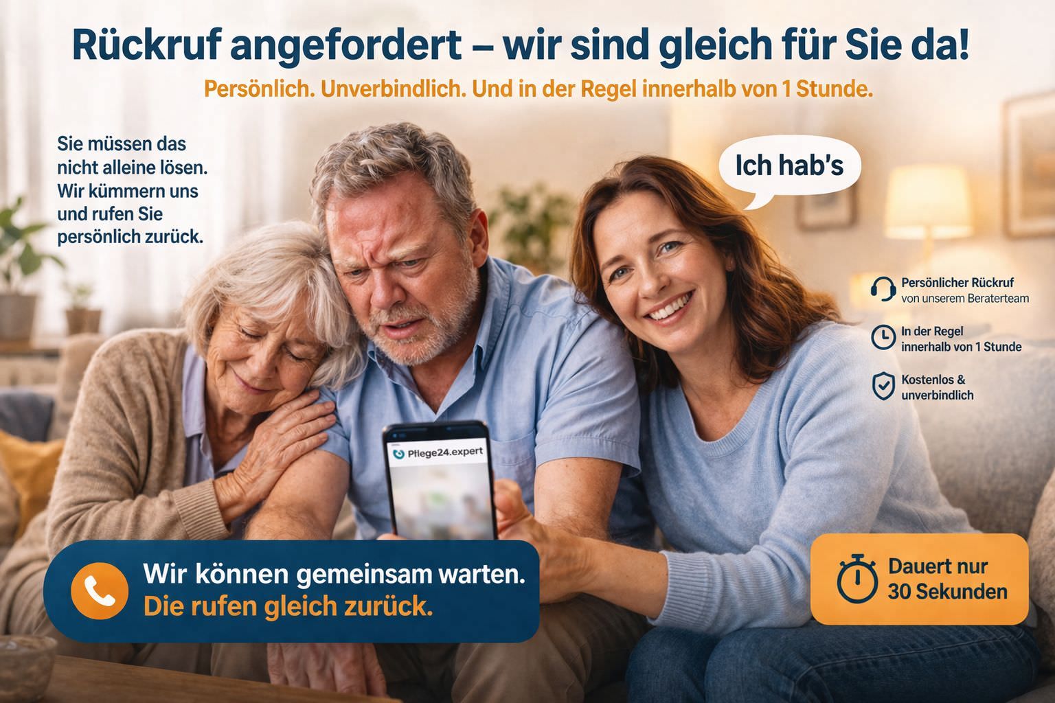 24 Std Pflege Rückruf