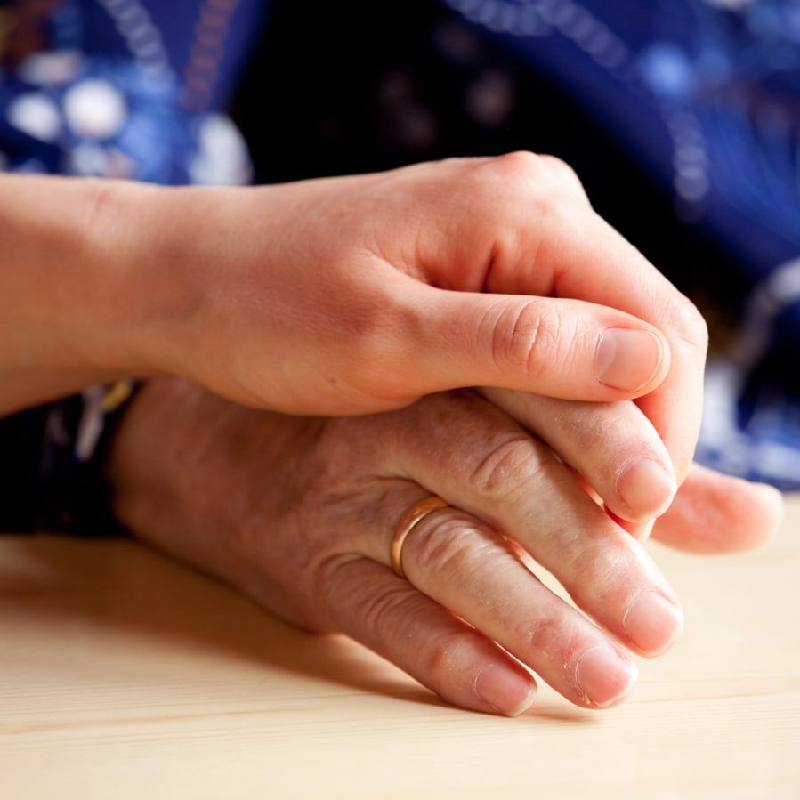 24 Stunden Pflegerin mit zu pflegender Person