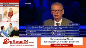 Pflege24-Hofmann RTL Wer wird Millionaer